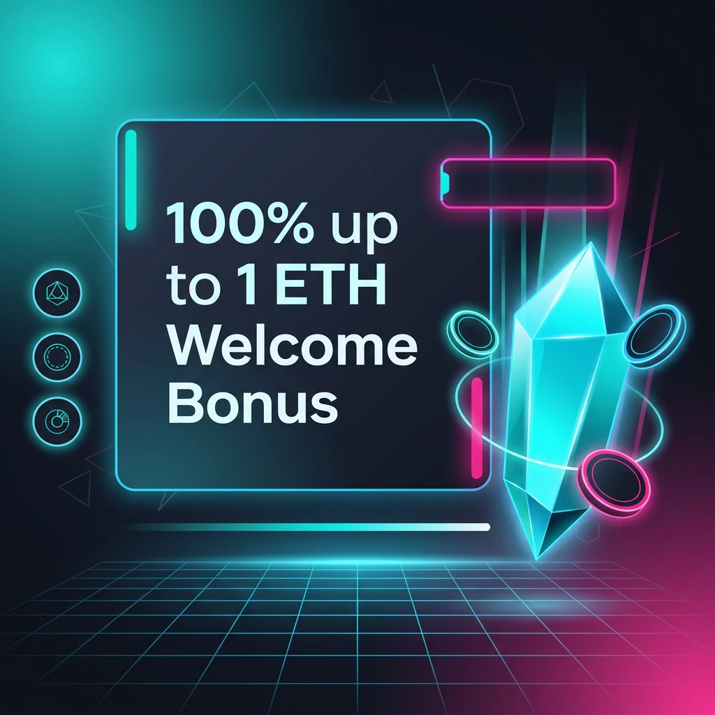 100% up to 1 ETH Welcome Bonus